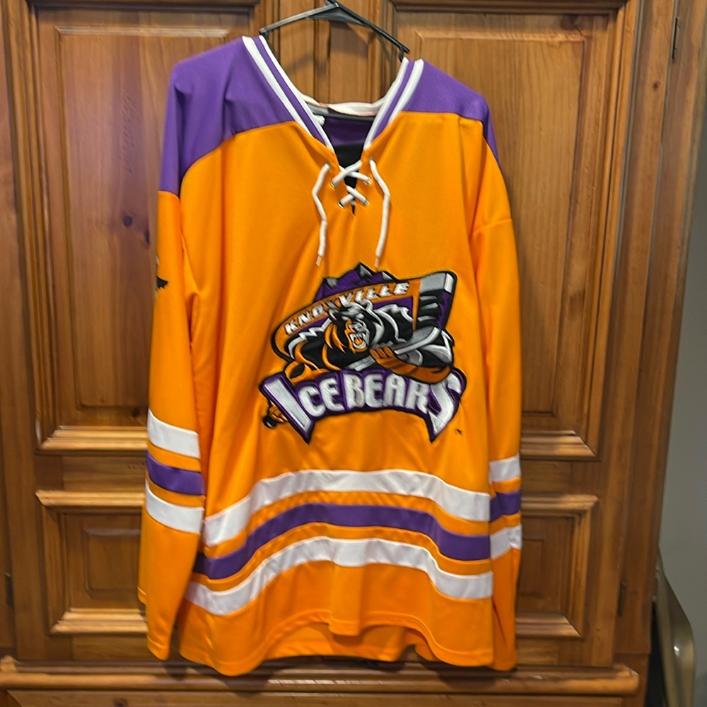 Knoxville Ice Bears Membears Hocky Jersey XXL